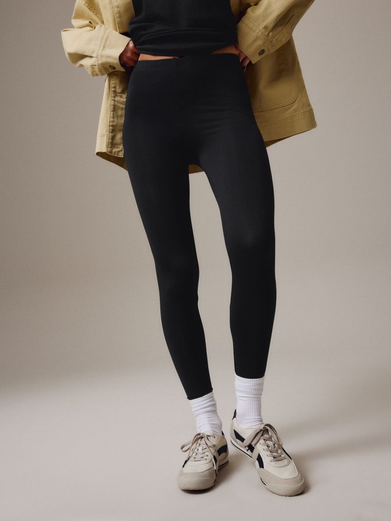 Leqinhk474552 Black Full Length Leggings - Image 3