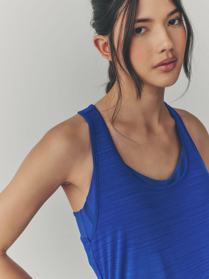 Leqinhk474531 Blue Active Lightweight Longline Vest - Image 5