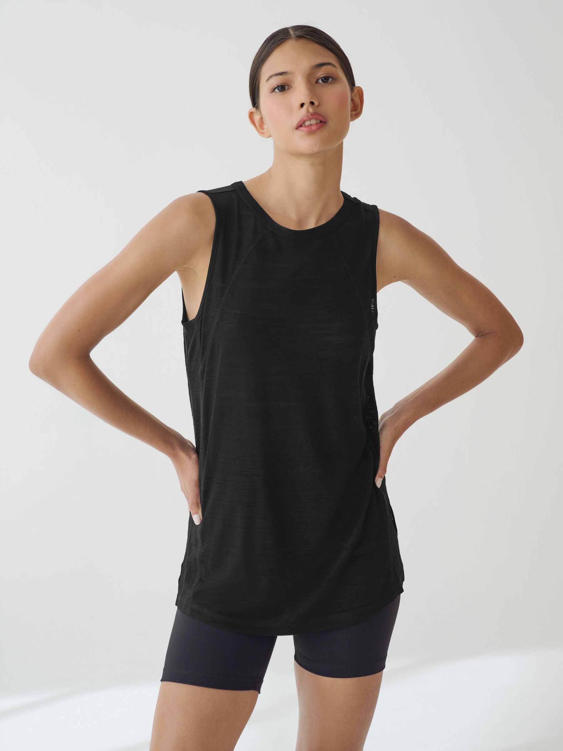 Leqinhk474536 Black Active Sports Lightweight Vest