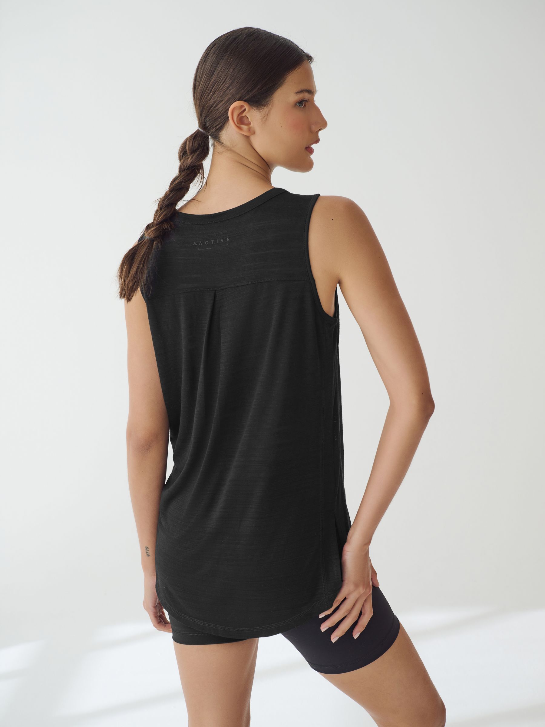 Leqinhk474536 Black Active Sports Lightweight Vest - Image 3