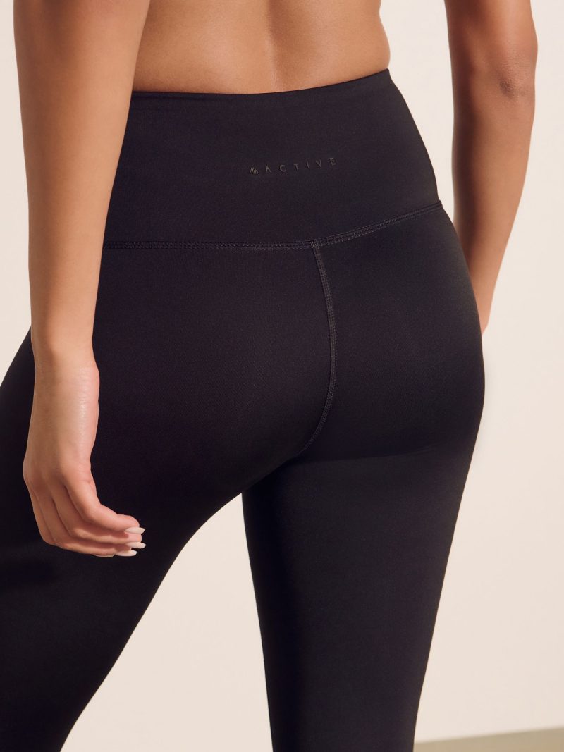 Leqinhk474551 Black Power Active Sports Leggings - Image 5