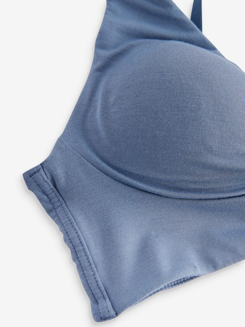 Leqinhk474520 Blue PadWire A-E Ultimate ComfortWire Longline Bra - Image 5